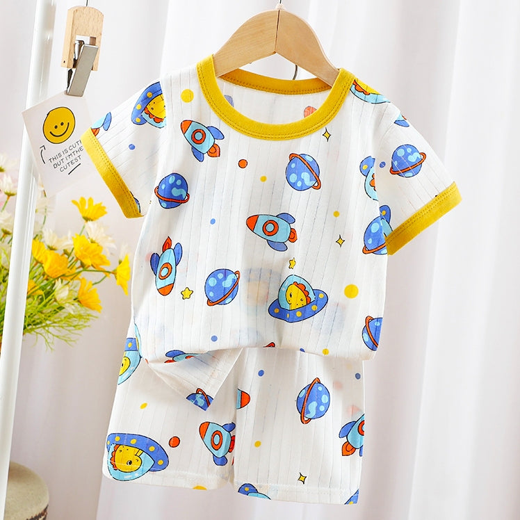 Cuddle Smile Kids Cotton Space Shirts and Pants