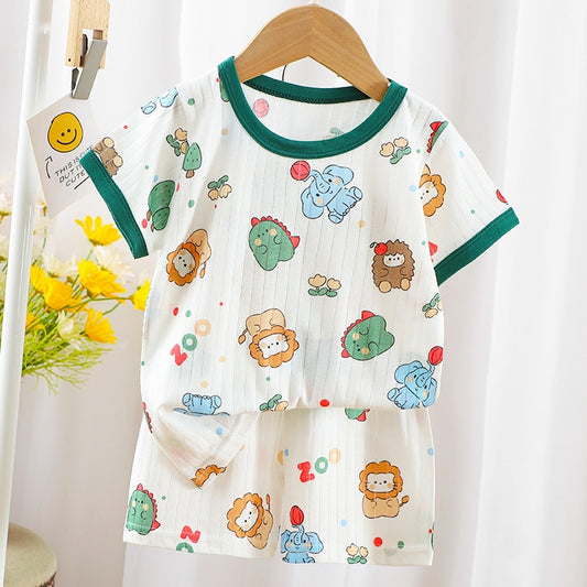 Cuddle Smile Kids Cotton Zoo Shirts & Pants