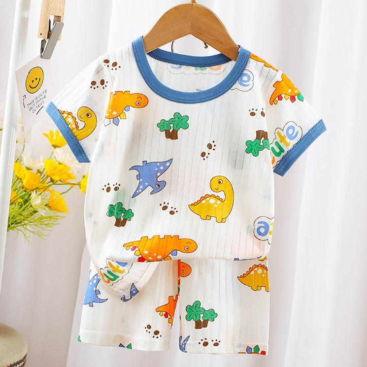 Cuddle Smile Kids Cotton Dinosaur Shirts & Pants