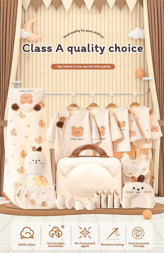 New born baby gift set clothing 24pcs + giftbox.